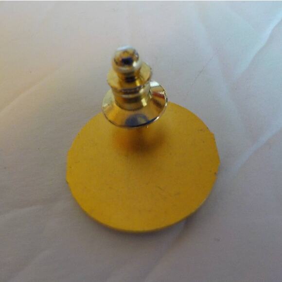 Toastmasters International Sergeant at Arms Round Golden Pin 1" - Picture 3 of 3